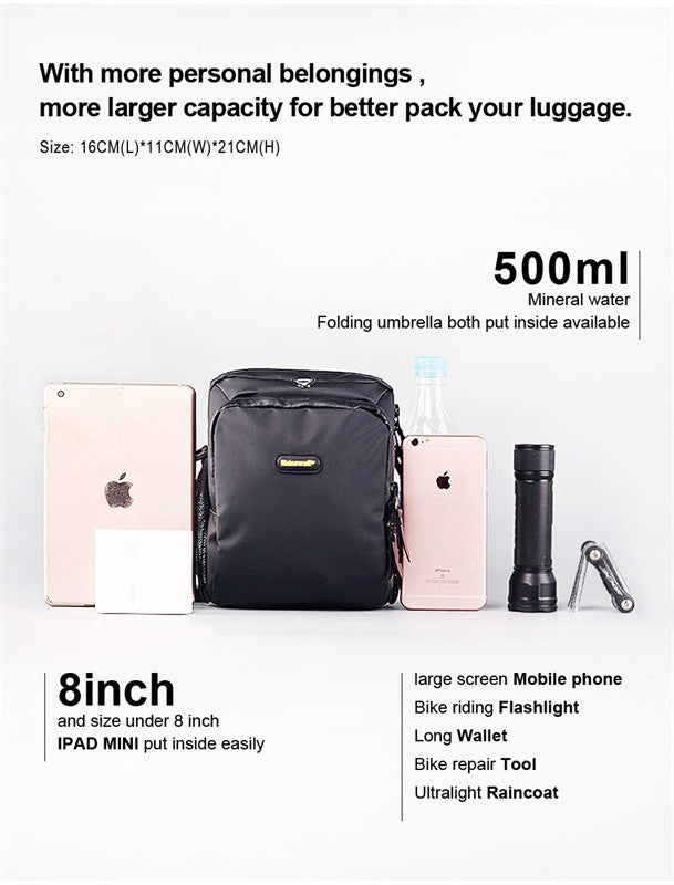 T92 Rhinowalk Bicycle Handlebar Bag Waterproof