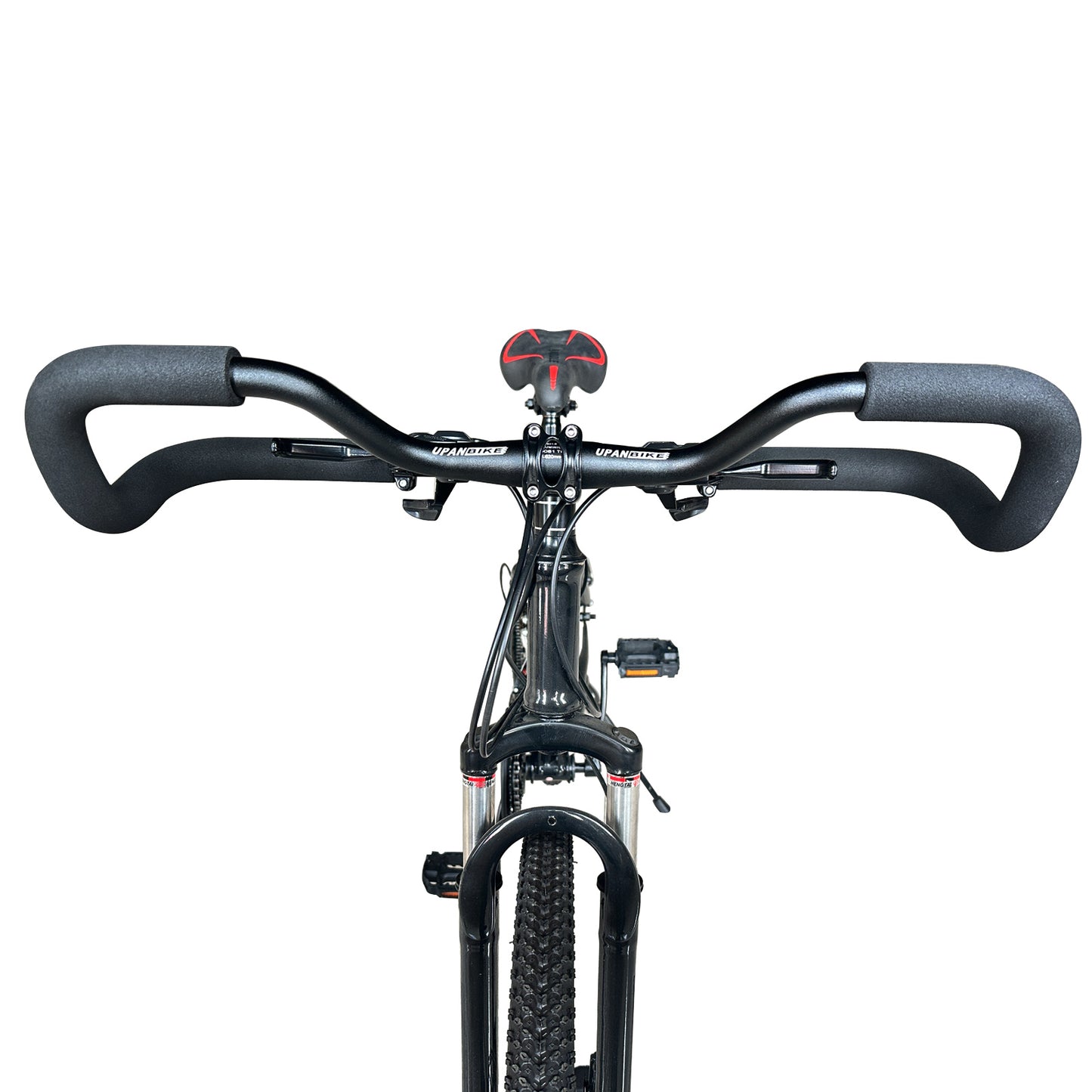 B194 Trekking Bike Handlebar, Long Ride Rest Bar, Uprise, 31.8mm, with Sponge Grips