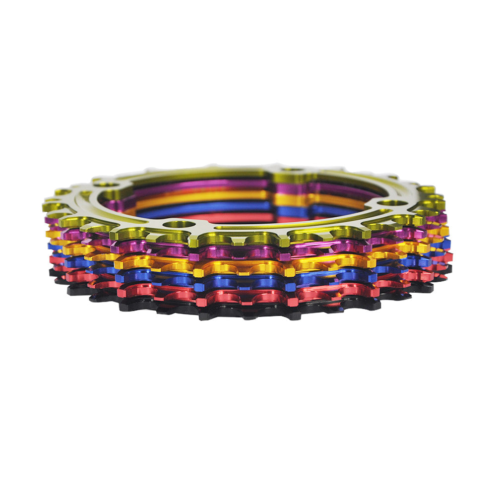 B179 Bike Narrow Wide Chainring Gear 104 BCD Round Shape Single Chain Ring