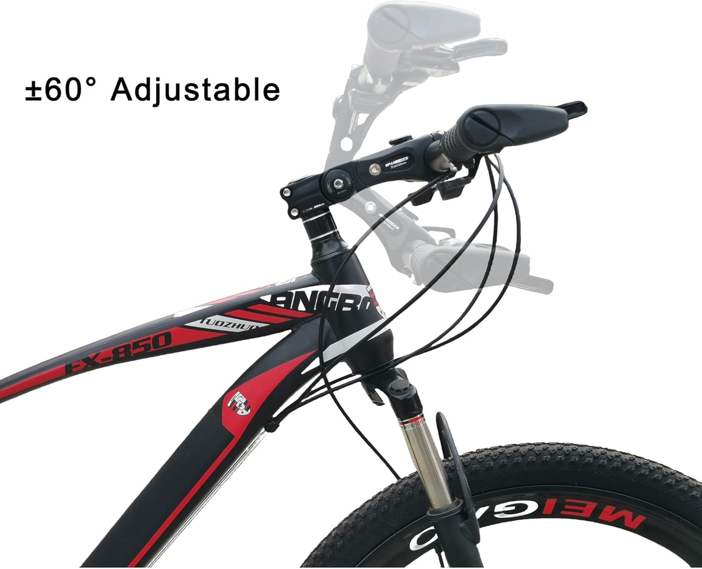 Adjustable Bike Suspension Stem Shock Absorbing B010