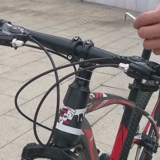 How to replace a bike stem.