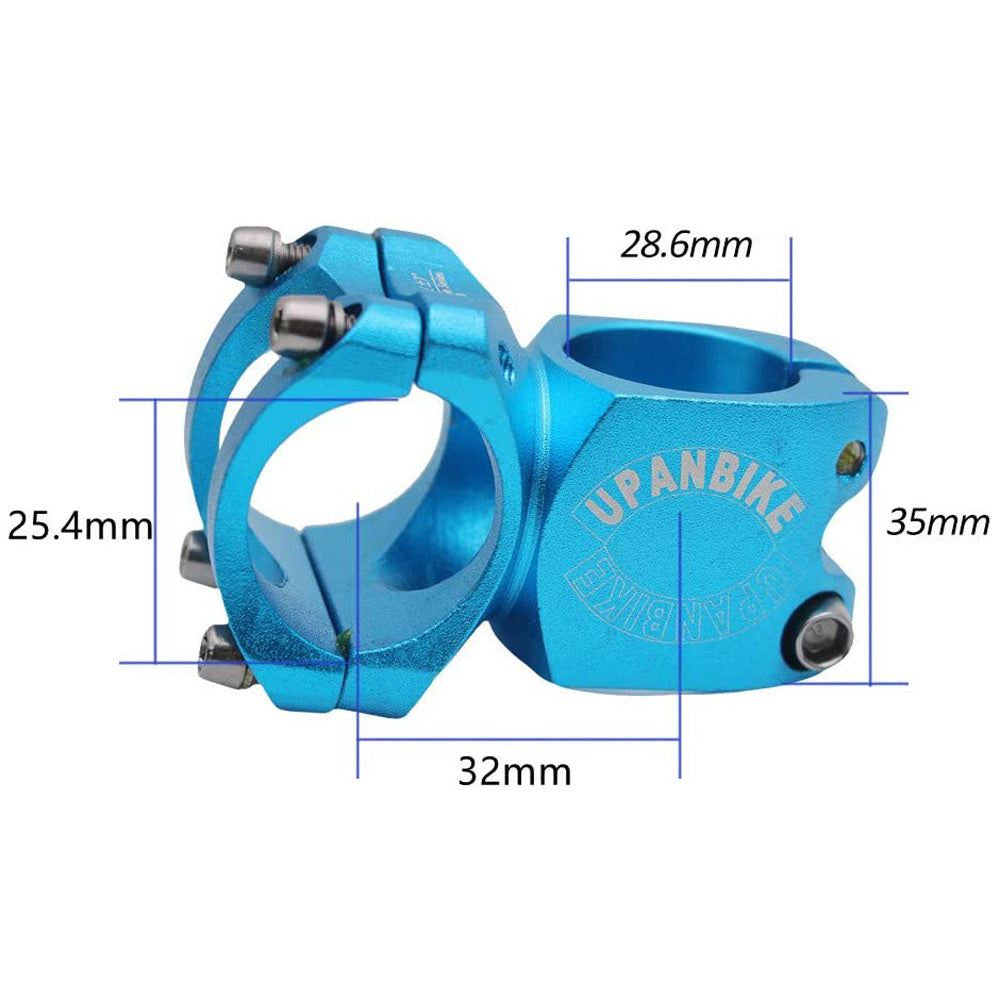 B068 Bike Short Stem, 25.4mm 31.8mm Clamp, 32mm long