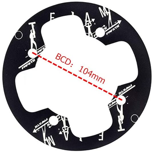 UPANBIKE Bike Chainring Guard BCD 104mm Aluminum Alloy Chainring Protector Cover B004 - UPANBIKE