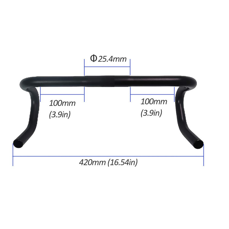 B114-7 Bent Handlebar