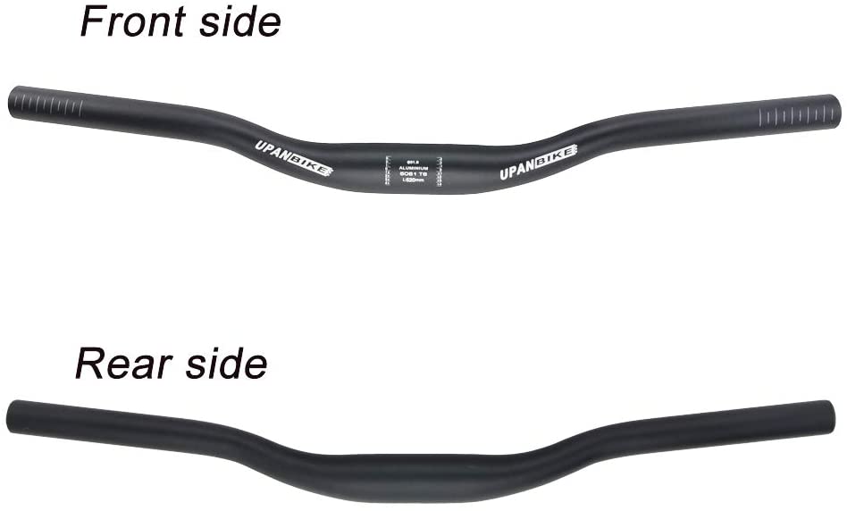 UPANBIKE MTB Mountain Bike Bicycle Short Kids Handlebar φ31.8mm*440mm/520mm Riser Bar B058 - UPANBIKE