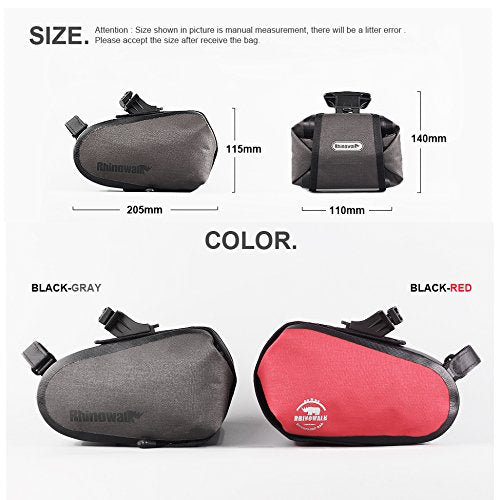 UPANBIKE 3L TPU Quick Release Buckle Bike Saddle Bag Pannier B706 - UPANBIKE