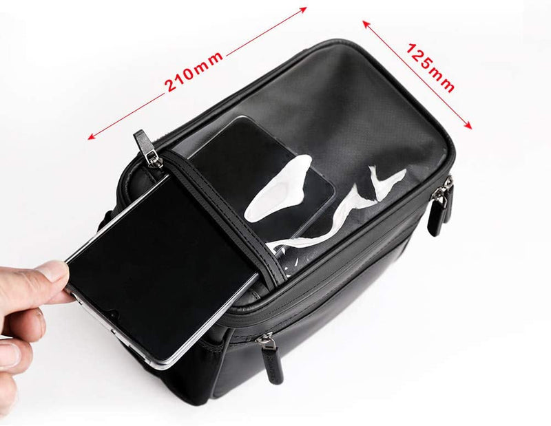 UPANBIKE Bike Handlebar Bag Shoulder Bag Large Screen Touch Multifunctional Bicycle Bag For Mountain Bike Road Bike B730 - UPANBIKE