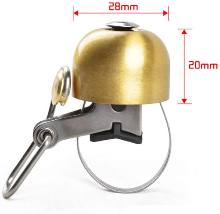 UPANBIKE Bike Bell Retro Copper Lound Mini Handlebar Ring Horn Safety(One Bike Bell) B200 - UPANBIKE