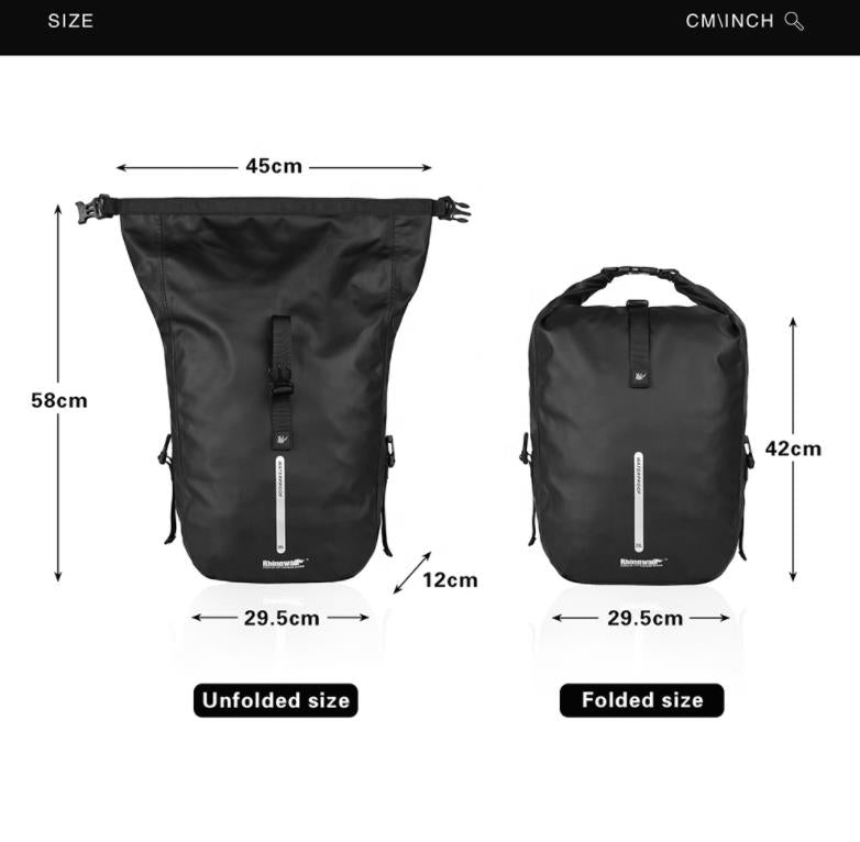 X21668 Waterproof 20L Bicycle Pannier Bag