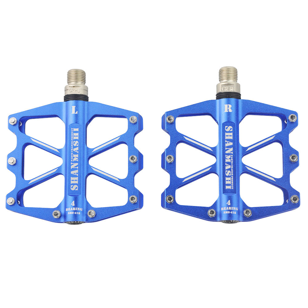 UPANBIKE 4 Sealed Bearing Pedals for Mountain Bike Road Bicycle Aluminum Flat Platform B609 - UPANBIKE