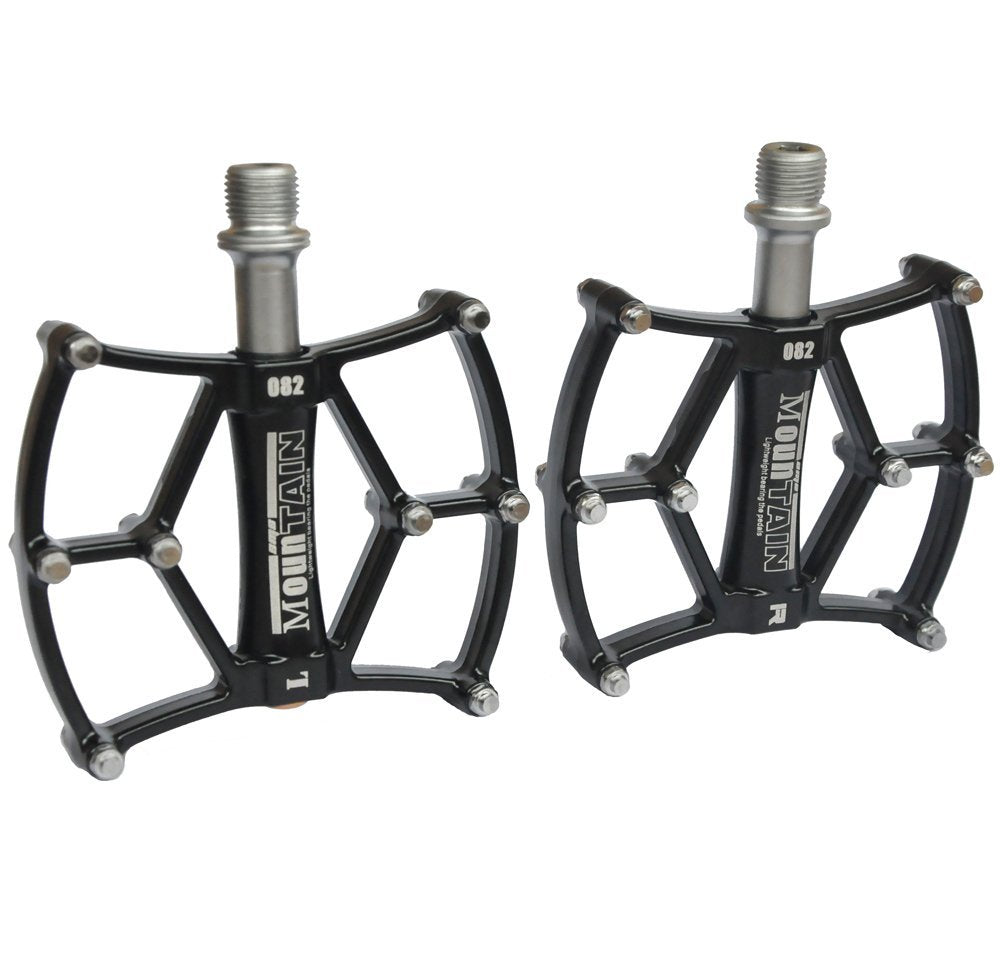 UPANBIKE Bike Pedals 9/16'' Triple Bearing Widen Flat Platform B611 - UPANBIKE