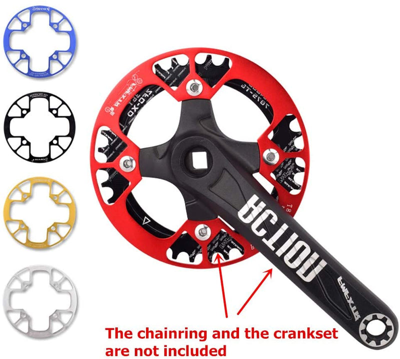 UPANBIKE  Bike Chainring Guard 104 BCD Aluminum Alloy Chain Ring Protector Cover for 32~34T 36~38T 40~42T Chainring Sprockets B193 - UPANBIKE