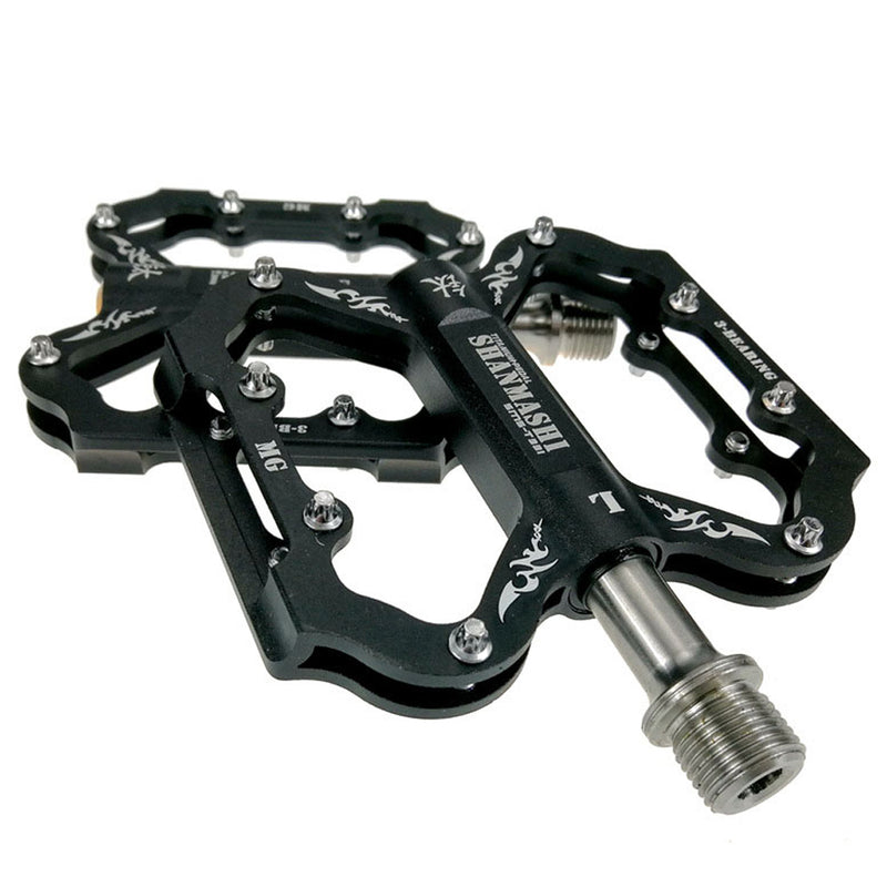 UPANBIKE Bike Pedals 9/16'' Titanium Triple Bearing Platform B616 - UPANBIKE