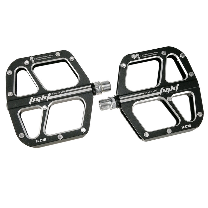 UPANBIKE 9/16" Bike Pedals Aluminum Alloy CNC Ultralight Bearing Wide Flat Platform Bicycle Pedals For MTB BMX Bike UP652 - UPANBIKE