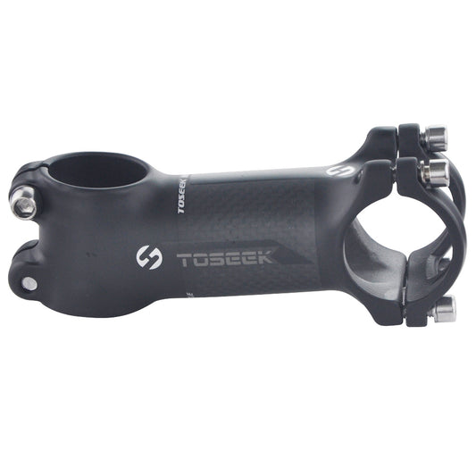 UPANBIKE Bike Stem Aluminum Alloy+3K Carbon Fiber 1 1/8" 31.8mm*90mm 110mm Degree 6 Degree 17 TX015 - UPANBIKE