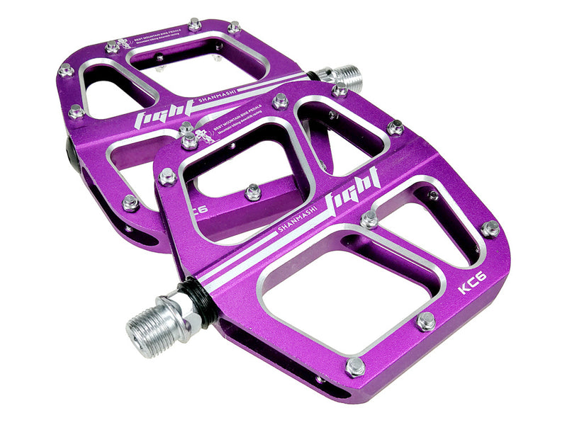 UPANBIKE 9/16" Bike Pedals Aluminum Alloy CNC Ultralight Bearing Wide Flat Platform Bicycle Pedals For MTB BMX Bike UP652 - UPANBIKE