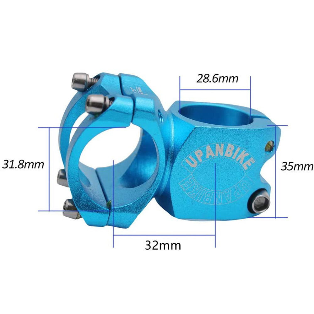 B068 Bike Short Stem, 25.4mm 31.8mm Clamp, 32mm long