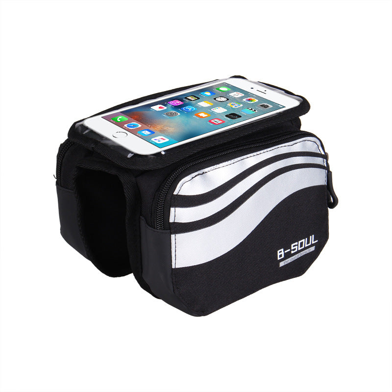 UPANBIKE Bike Front Frame Tube Bag Double Pouch Pannier B715 - UPANBIKE